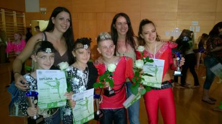 Disco dance pari s trenerkama - oba para dravna in pokalna prvaka